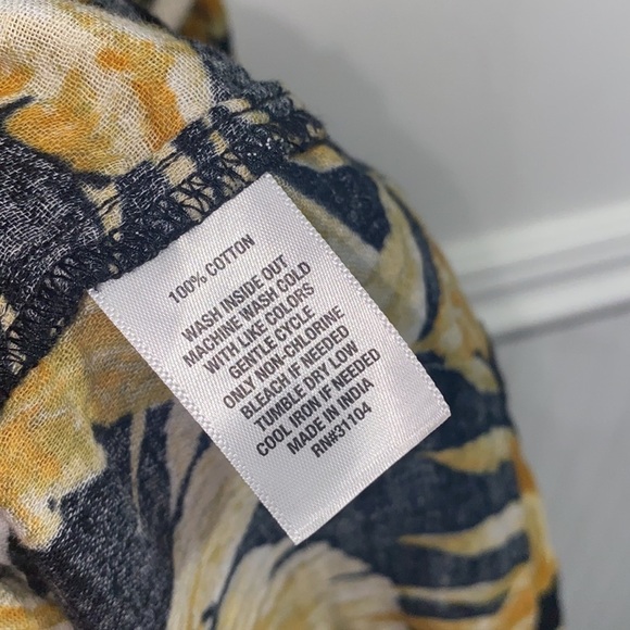 Wonderly Women’s dress Leaf‎ Print rope Belt Size 2x NEW NWT fall look ootd - Picture 6 of 7